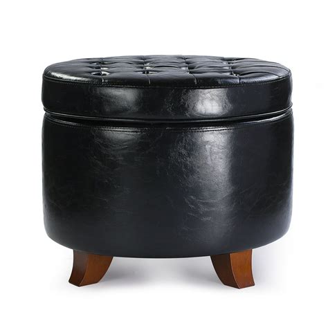 extra large black ottoman storage.